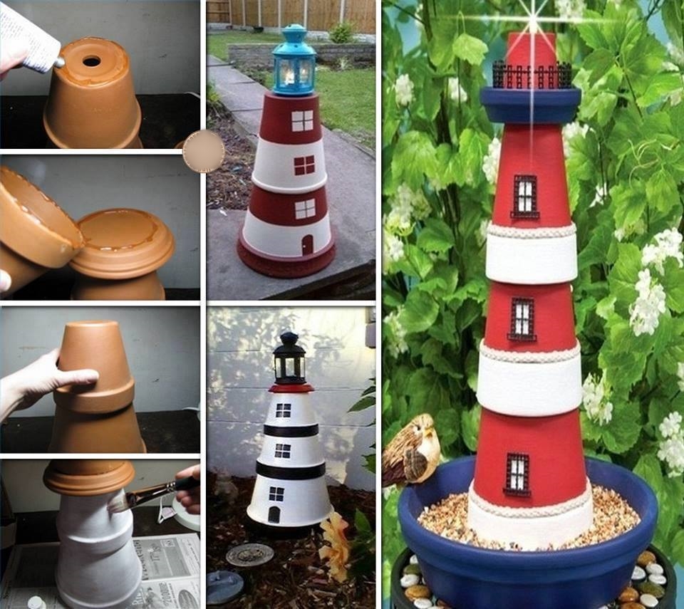 How do you make lighthouse crafts?