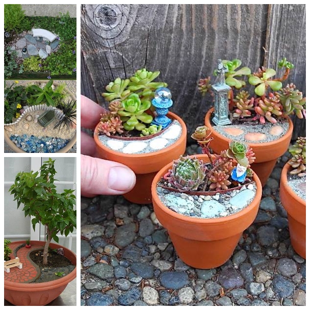 Mini Fairy Garden Ideas For Your Broken Pots