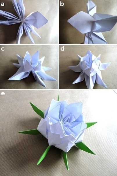 origami lotus flower instructions tutorial diy incredible