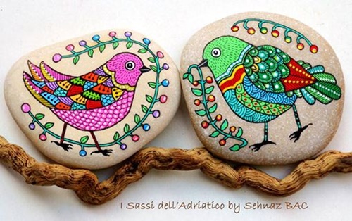 Wonderful Ideas For Painting Stones and Pebbles