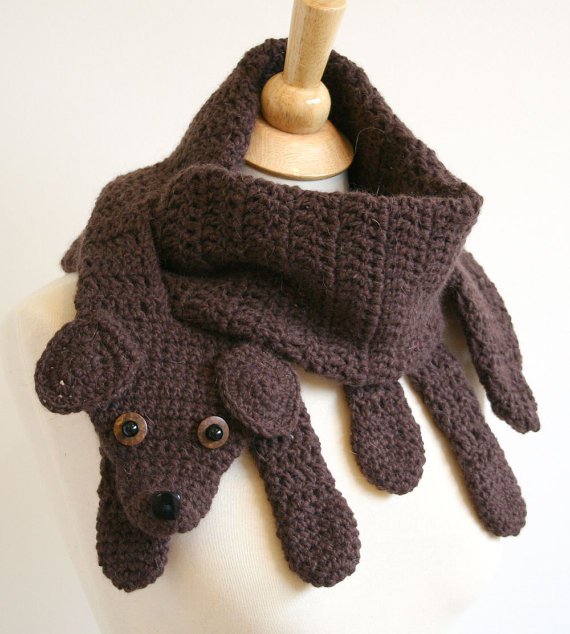 Wonderful DIY Cute Crochet Animal Scarves