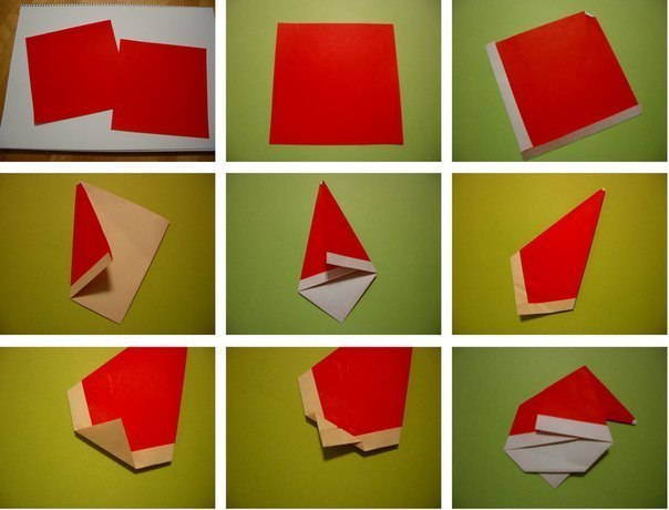 Wonderful DIY Cute Mini Origami Santa
