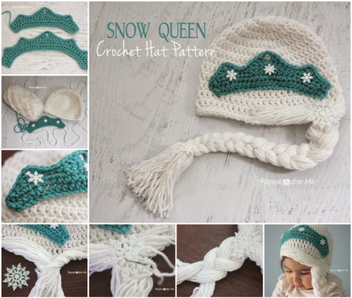 Snow-Queen-Crochet-Hat-Pattern