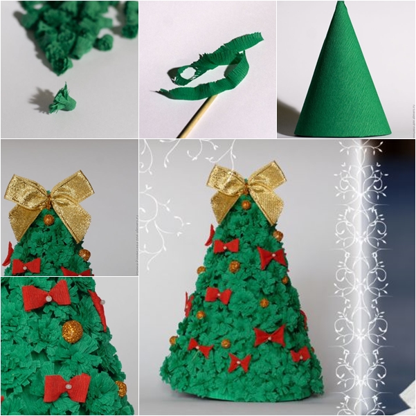 Wonderful DIY Super Easy Paper Christmas tree