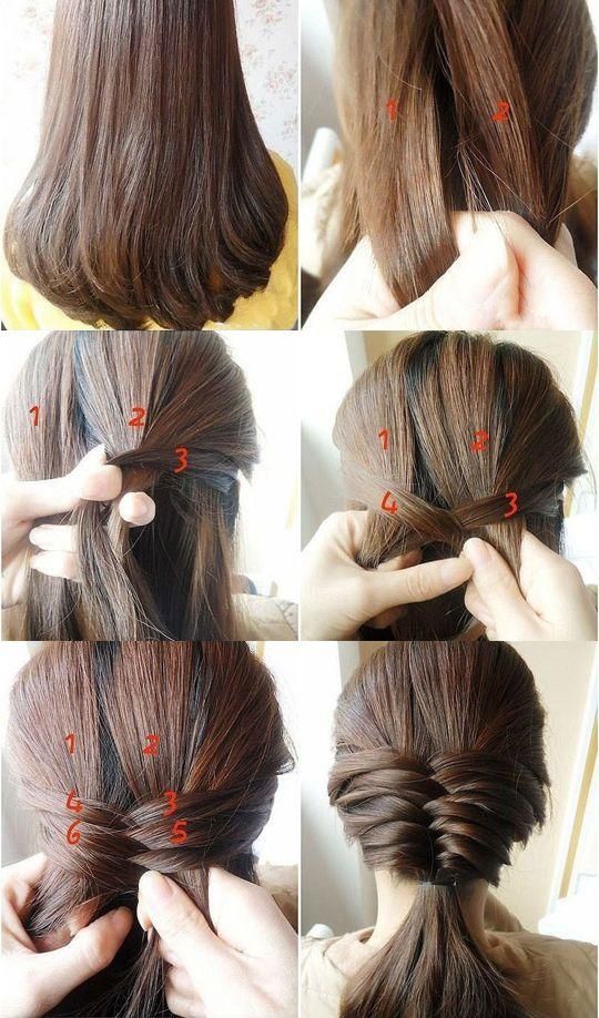 quick hairstyle in 3 minutes- wonderful diy43