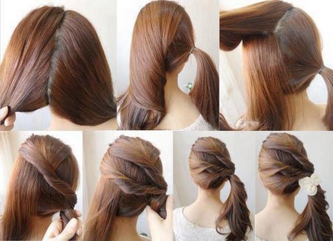 quick hairstyle in 3 minutes- ...
