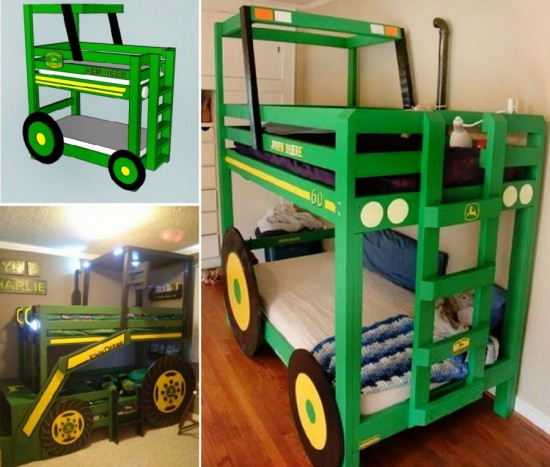 John Deere Tractor Bed Diy