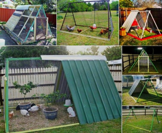 Wonderful DIY Recycled Chicken Coops