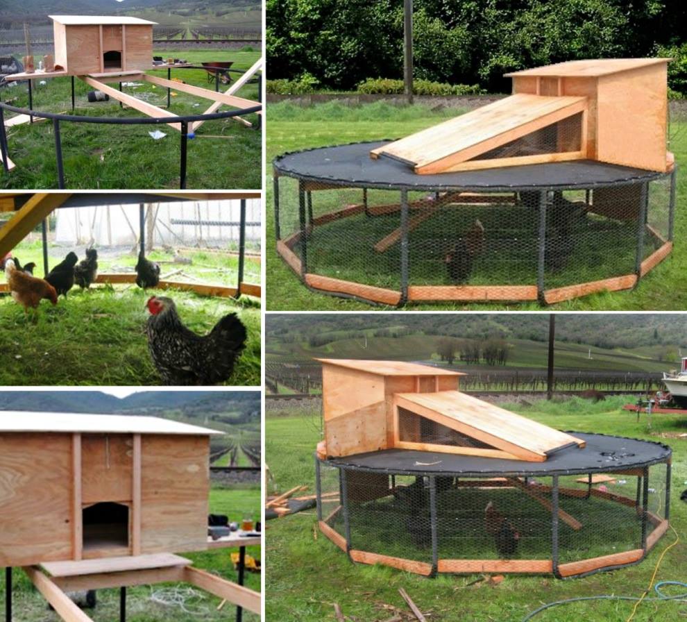  Chicken Coop3 wonderfuldiy Wonderful DIY Recycled Chicken Coops