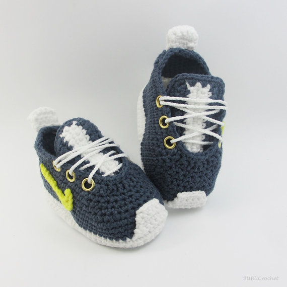 Nike crochet booties - boys