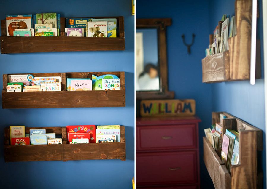 Wood Pallet Bookshelf DIY - WonderfulDIY.com