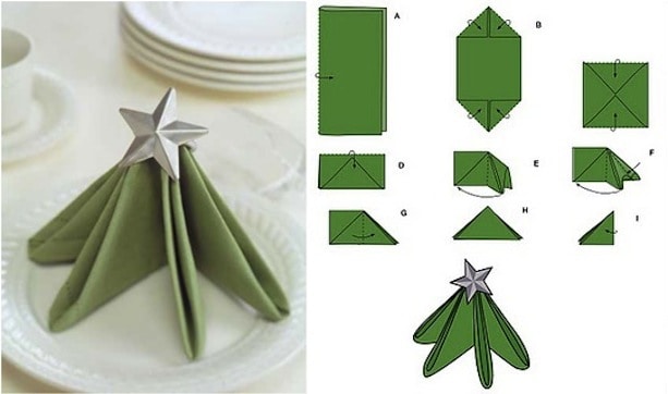 Fun Ways to Fold Your Napkins for Christmas Dinner