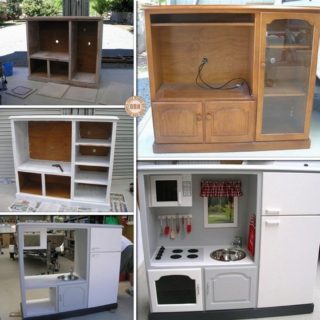 Play Kitchen DIY Projects from TV Cabinets
