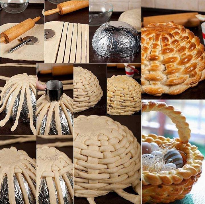Braided Bread Dough Basket