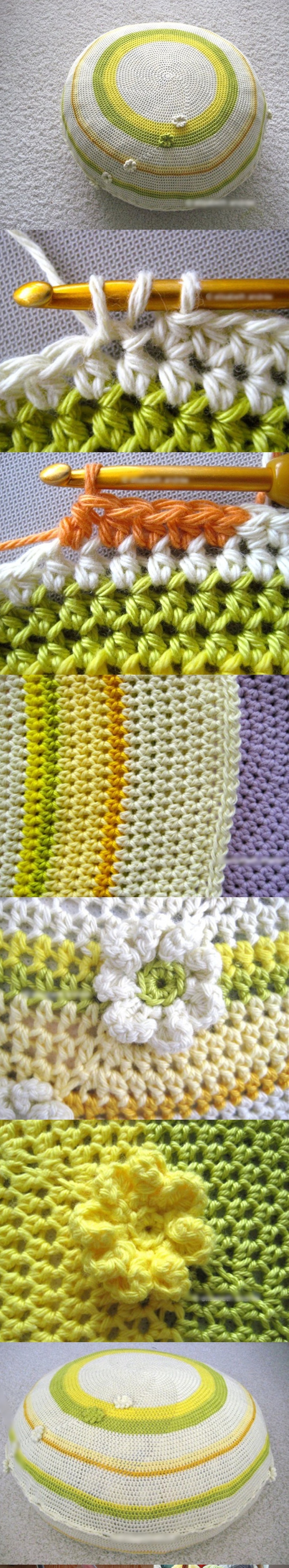 Crochet Floor Cushion M