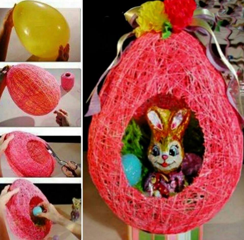 Easter String Egg-wonderfuldiy f2