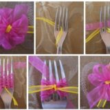 Wonderful DIY Making a Bow With a Fork