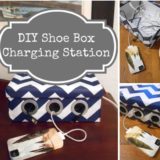 Wonderful DIY Charging Station From Shoe Box