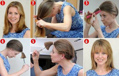 hair cutting method Wonderful  DIY for Cutting Your Own Hair Easily
