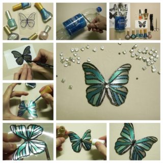 Kids Projects: Beautiful Butterflies Made with Recycled Plastic Bottles