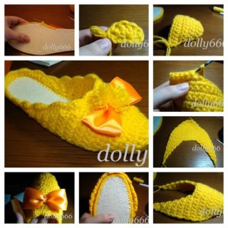 Wonderful DIY Pretty Crochet Slippers