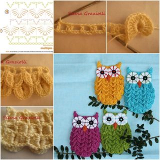 Wonderful DIY Cute Crochet  Crocodile Stitch Owls