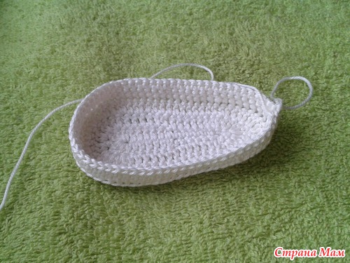 Crochet ribbon tie Baby Shoes01