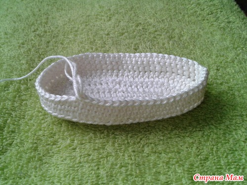 Crochet ribbon tie Baby Shoes02