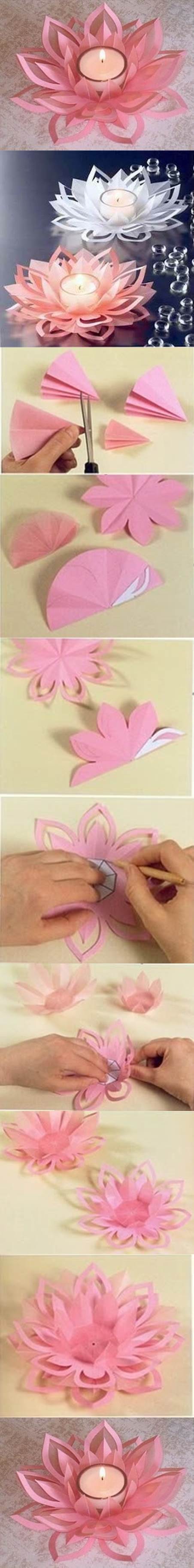 DIY-Paper-Lotus-Candlestick-2