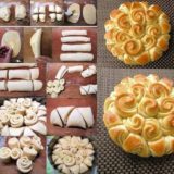 Wonderful DIY Flower Wreath Bread