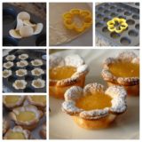 Wonderful DIY Mini Lemon Flower Curd Tarts