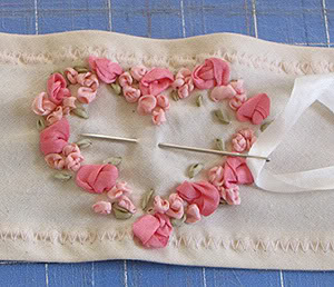 Romantic Silk ribbon embroidery Roses8