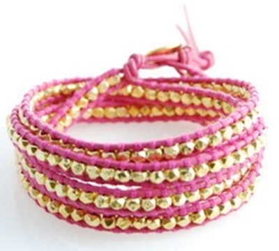 braided bracelet with bead 7