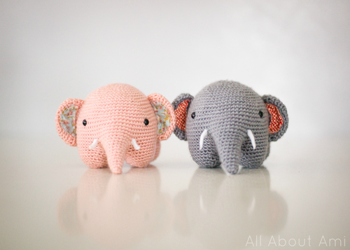 crochet adorable elephant 9-6