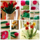 Wonderful DIY Crochet Tulip Flower