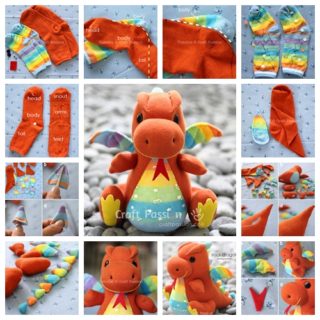 Wonderful DIY Sock Dragon