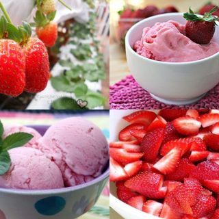 Wonderful DIY  No-Cook Strawberry Ice Cream