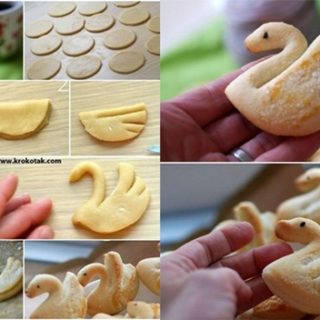 Wonderful DIY Swan Cookies