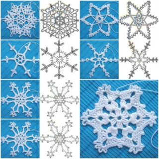 Wonderful DIY Crochet Snowflakes With Pattern