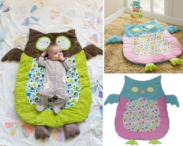 baby owl mat 2 Wonderful DIY Cute Baby Owl Mat