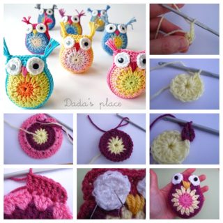 Wonderful DIY Little Crochet Owl