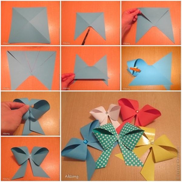 diy-gift-packing-paper-bow F