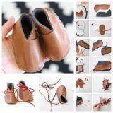 Wonderful DIY Adorable Baby Leather shoes