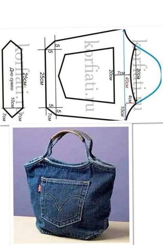 Recycle your old jeans into something new | LdJ design blog