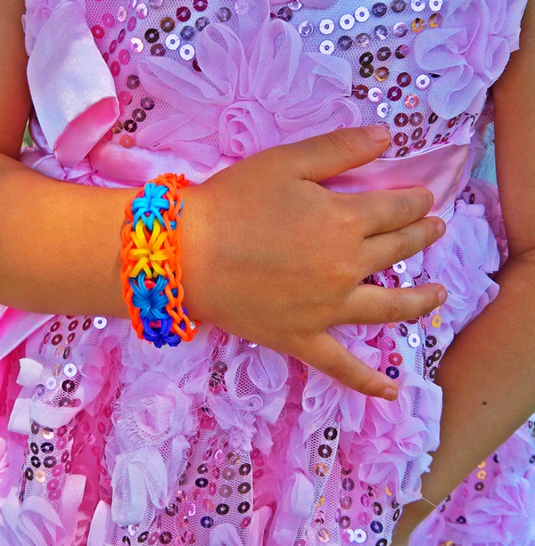 rainbow loom starburst bracelet S