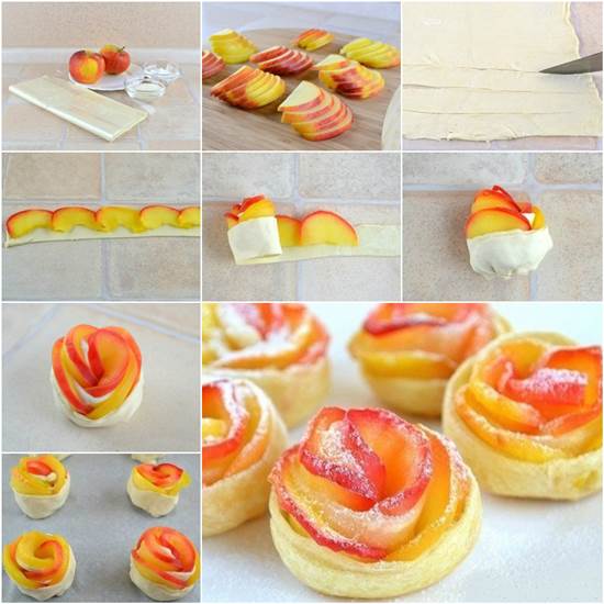 Apple-Rose-Puff-Pastry DIY F