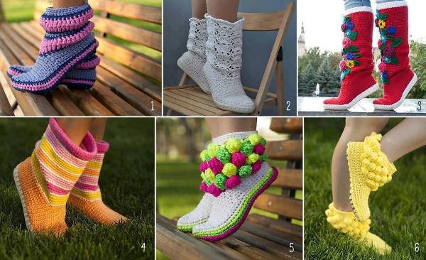 Crochet-Boot-Slippers-1