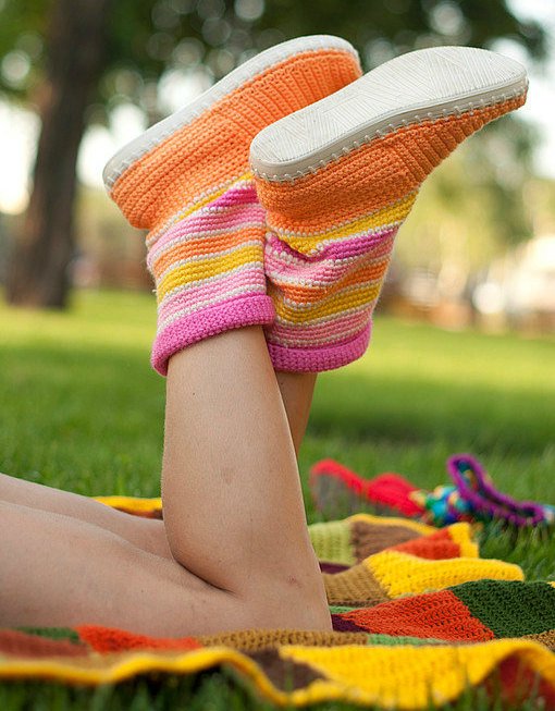 Crochet-Boot-Slippers-3