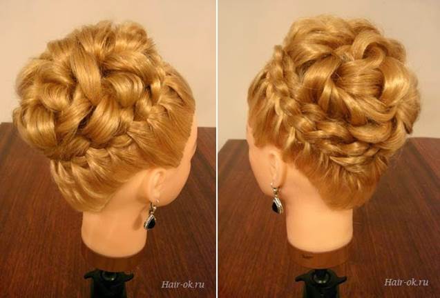 Elegant-Hairstyle-With-Braids-and-Curls-6