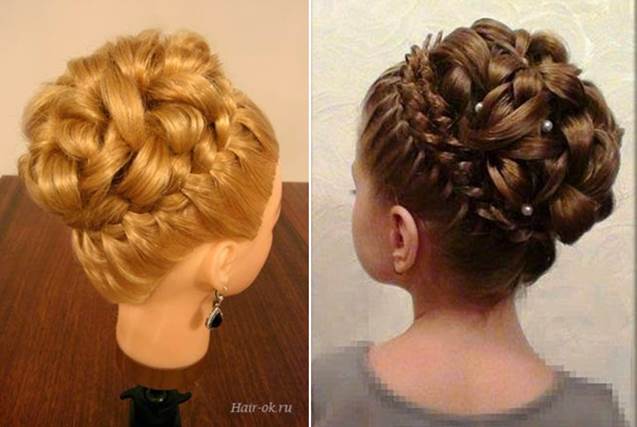 Elegant-Hairstyle-With-Braids-and-Curls-8